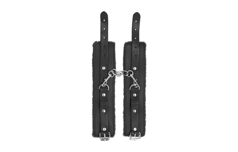 Plush Leather Handcuffs | Comfort & Control | Ouch! By Shots