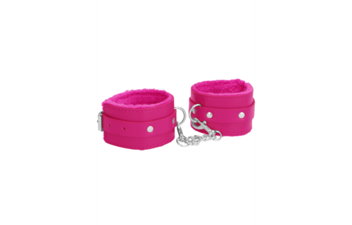 Plush Leather Handcuffs