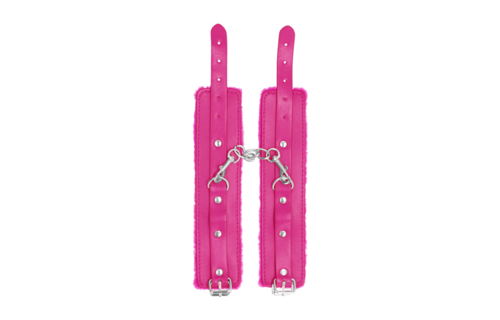 Plush Leather Handcuffs