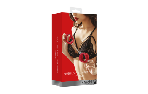 Pluche Leren Handboeien