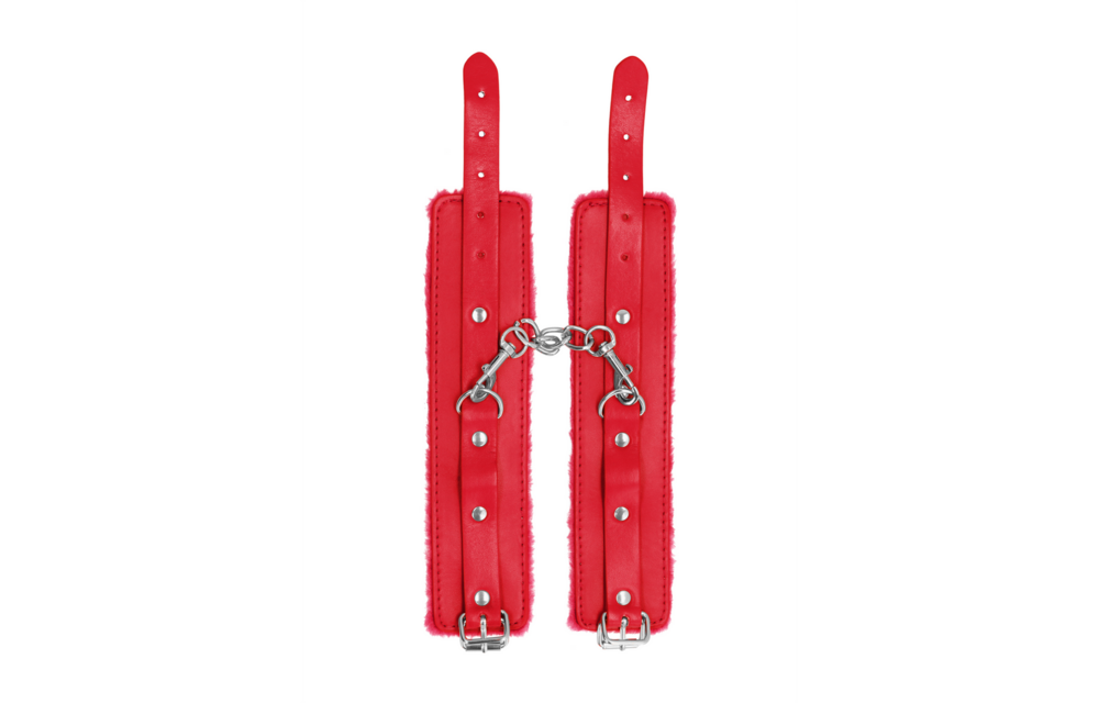 Plush Leather Handcuffs