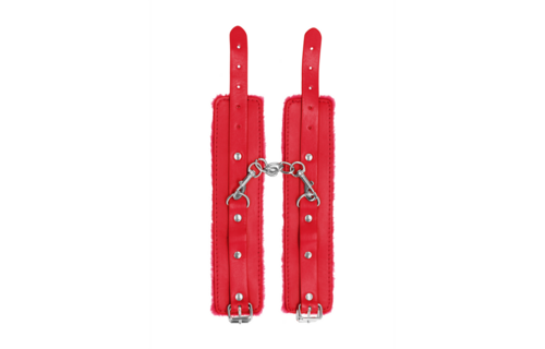 Plush Leather Handcuffs