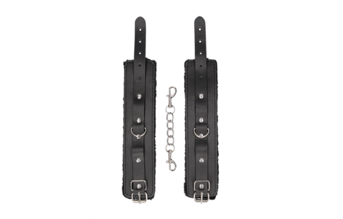 Plüsch Bonded Leder Handfesseln