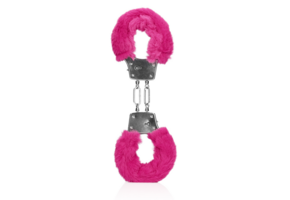 Plush Metal Handcuffs Pink | Playful & Safe Fun