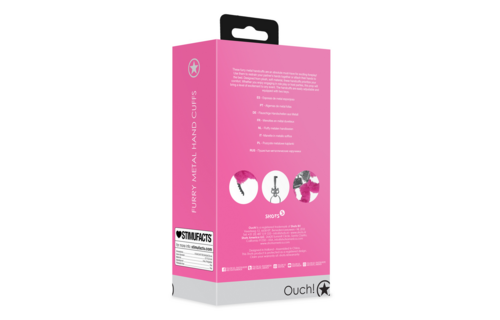 Pluche Metalen Handboeien - Roze