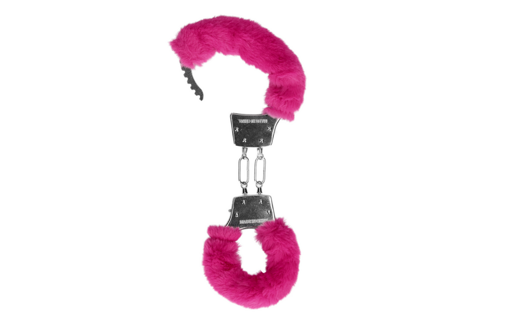 Plush Metal Handcuffs Pink | Playful & Safe Fun