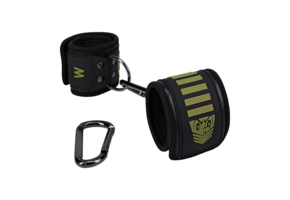 Tactical Wrist Cuffs Black/Green | Comfort & Durability
