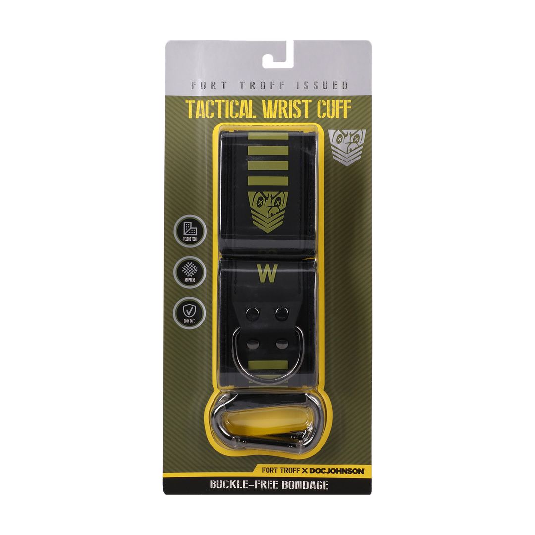 Tactical Wrist Cuffs Black/Green | Comfort & Durability