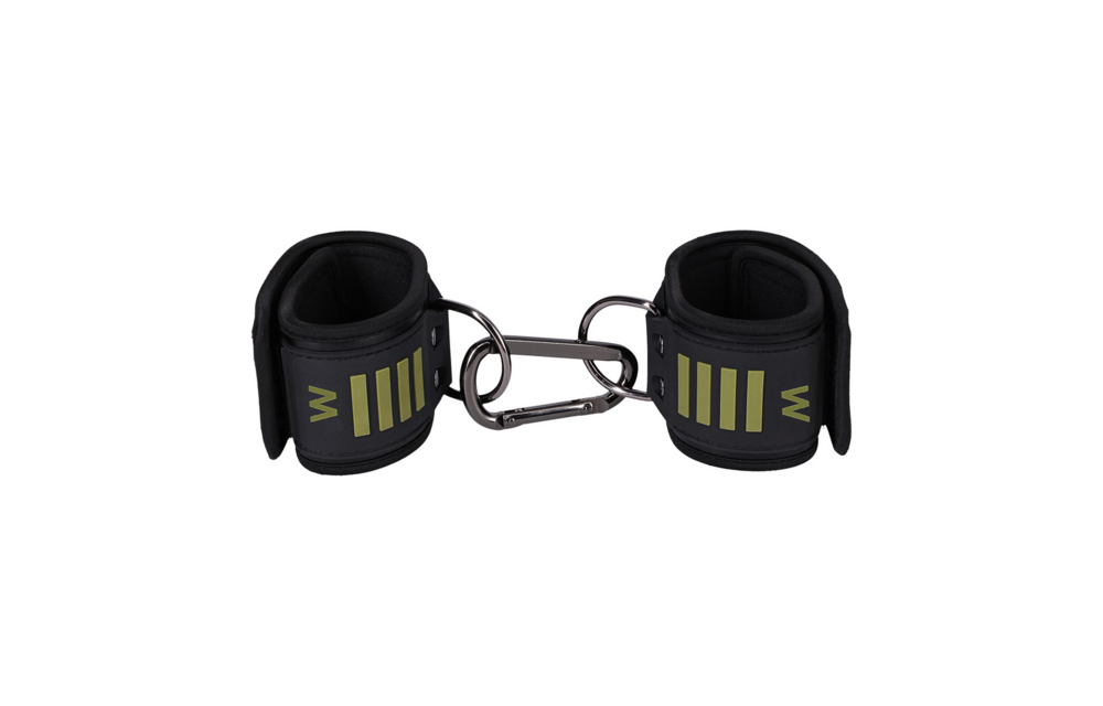 Tactical Wrist Cuffs Black/Green | Comfort & Durability