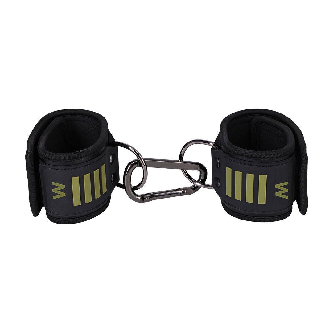 Tactical Wrist Cuffs Black/Green | Comfort & Durability