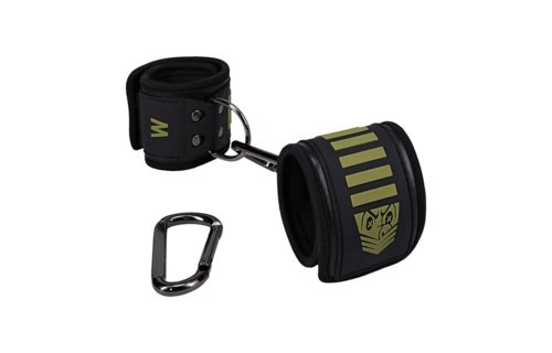 Tactical Wrist Cuffs Black/Green | Comfort & Durability