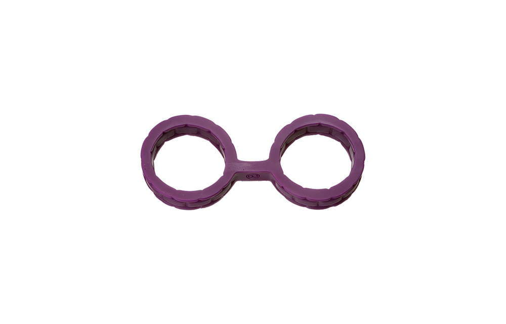 Silikon-Handschellen Bequem & sicher – Doc Johnson Lila