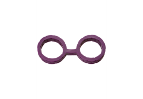 Silicone Handcuffs Comfortable & Safe - Doc Johnson Purple