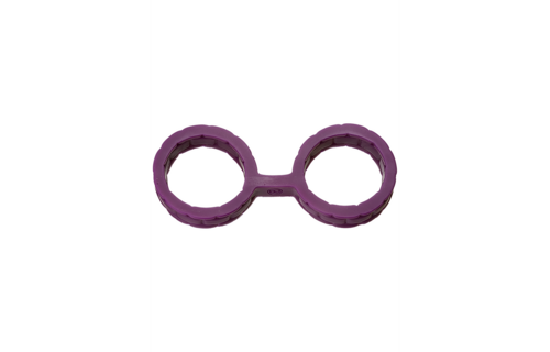 Silicone Handcuffs Comfortable & Safe - Doc Johnson Purple