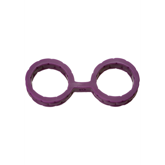 Silicone Handcuffs Comfortable & Safe - Doc Johnson Purple