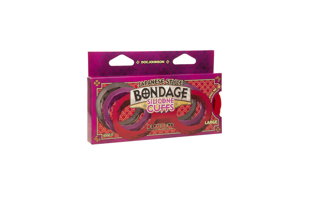 Silicone Handcuffs Comfortable & Safe - Doc Johnson Purple