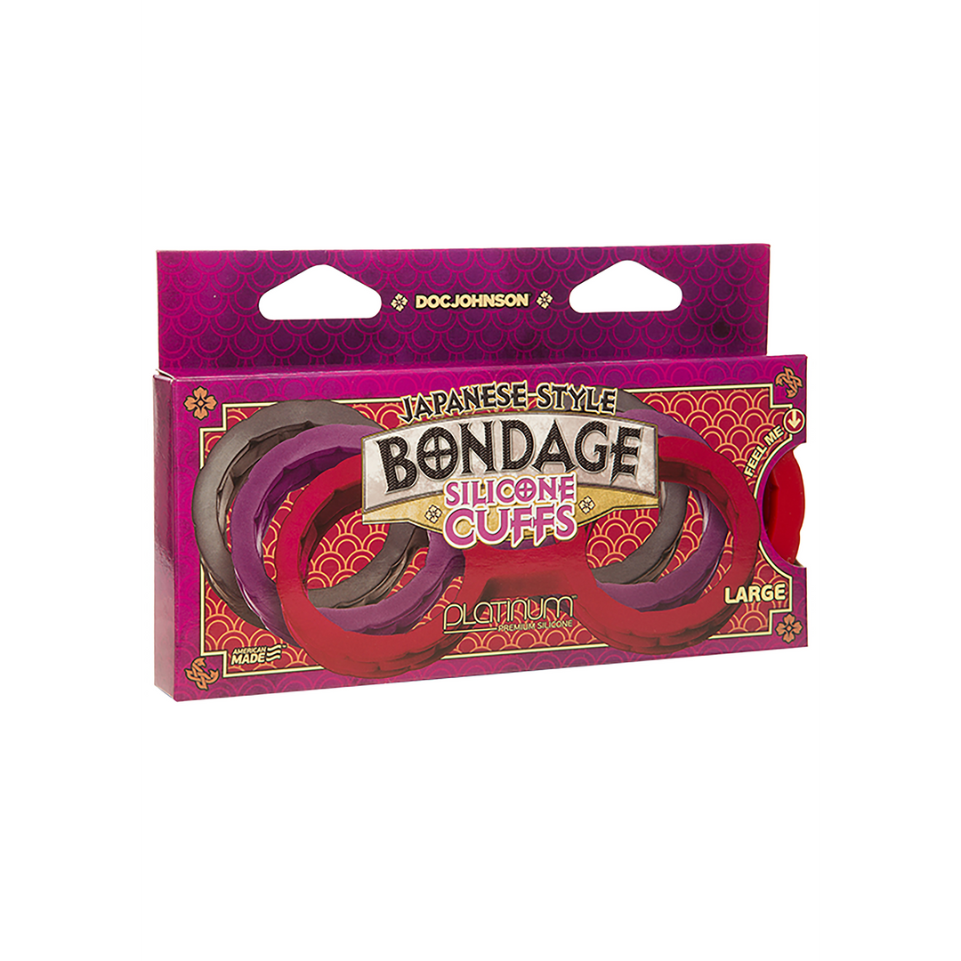 Siliconen Handboeien Comfortabel & Veilig - Doc Johnson Paars