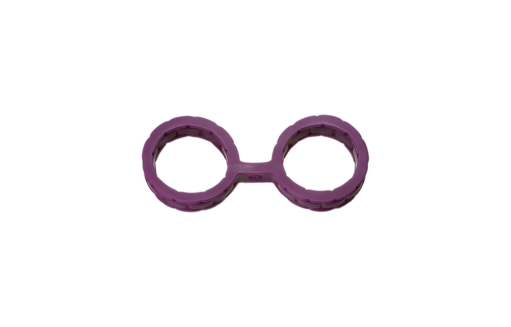 Silicone Handcuffs Comfortable & Safe - Doc Johnson Purple