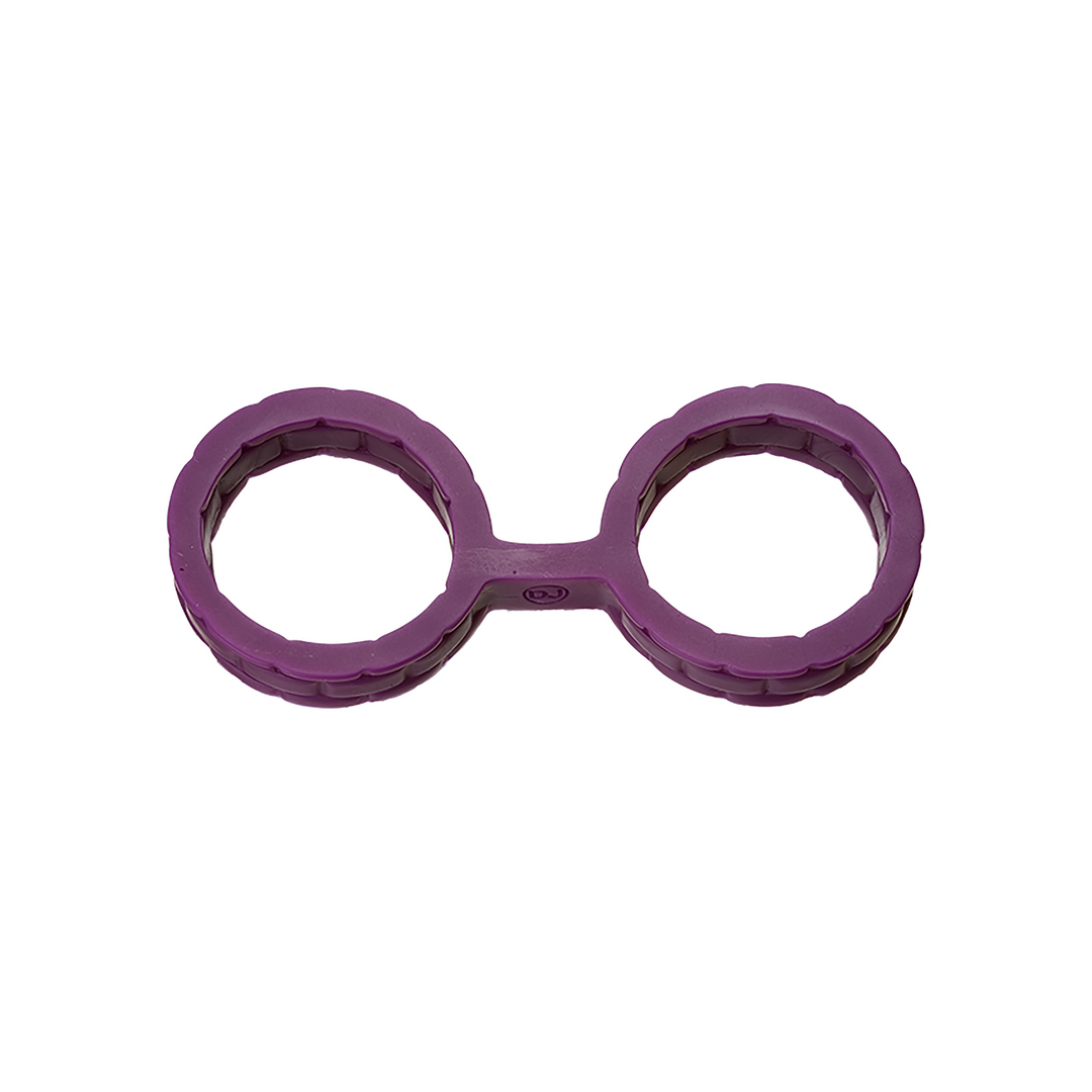 Silicone Handcuffs Comfortable & Safe - Doc Johnson Purple