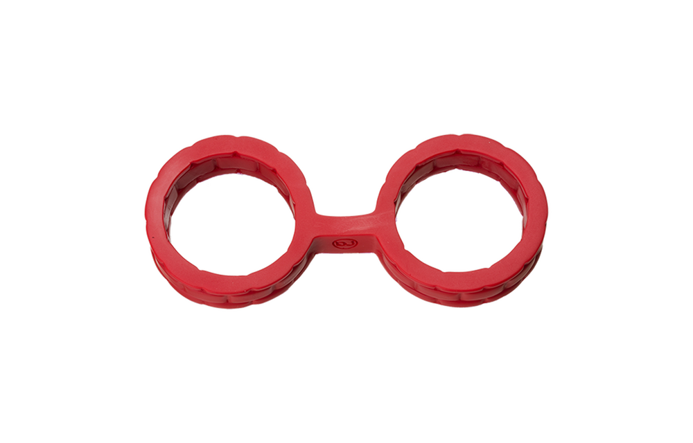 Silicone Handcuffs Red | Comfortable & Safe Restraints