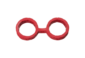 Silicone Handcuffs Red | Comfortable & Safe Restraints
