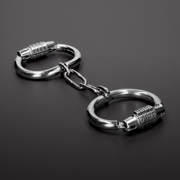Handcuffs With Combination Lock | Strong & Stainless Steel