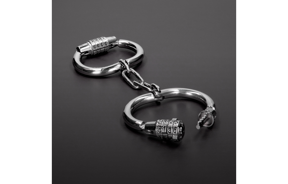 Handcuffs With Combination Lock | Strong & Stainless Steel