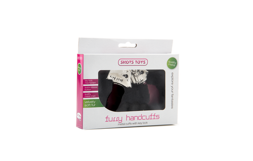 Plush Handcuffs Black | Safe & Exciting Fun