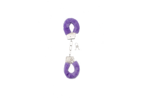 Fuzzy Handcuffs Purple | Sexy & Safe Fun With Shots Toys