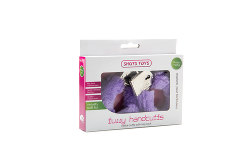 Fuzzy Handboeien Paars | Sexy & Veilig Plezier Met Shots Toys