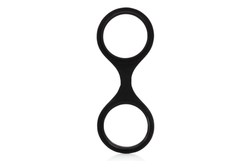 Silikon Handschellen - Schwarz