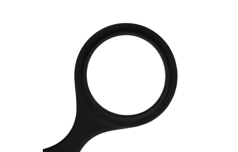 Silikon Handschellen - Schwarz