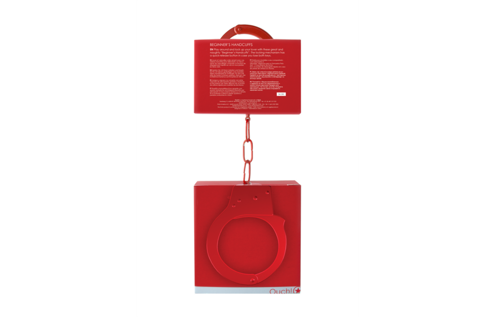 Beginner's Handcuffs Red From Ouch! By Shots – Playful & Safe