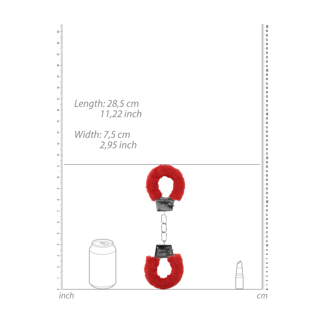 Beginnershandboeien Van Bont – Speelse Furry Boeien Rood