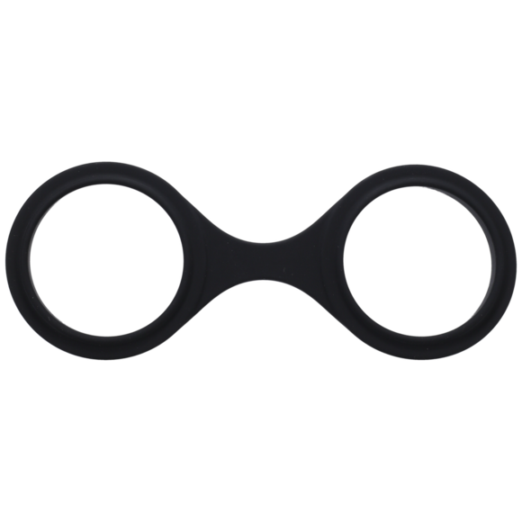 Silicone Play Cuffs Black - Comfortable & Safe Bondage