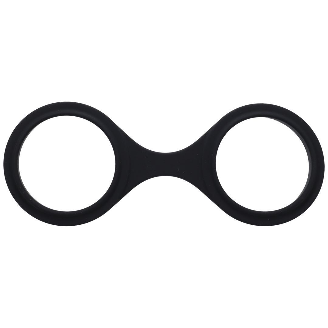 Silicone Play Cuffs Black - Comfortable & Safe Bondage