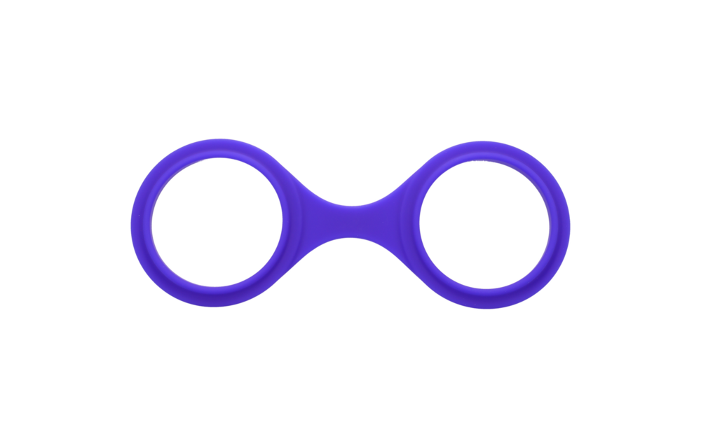 Play Cuffs Purple - Comfortable Silicone Bondage Cuffs