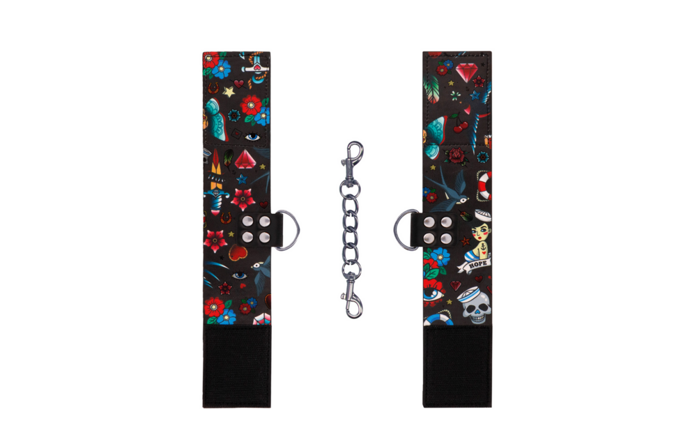 Printed Ankle Cuffs Ouch! | Comfortable & Adjustable