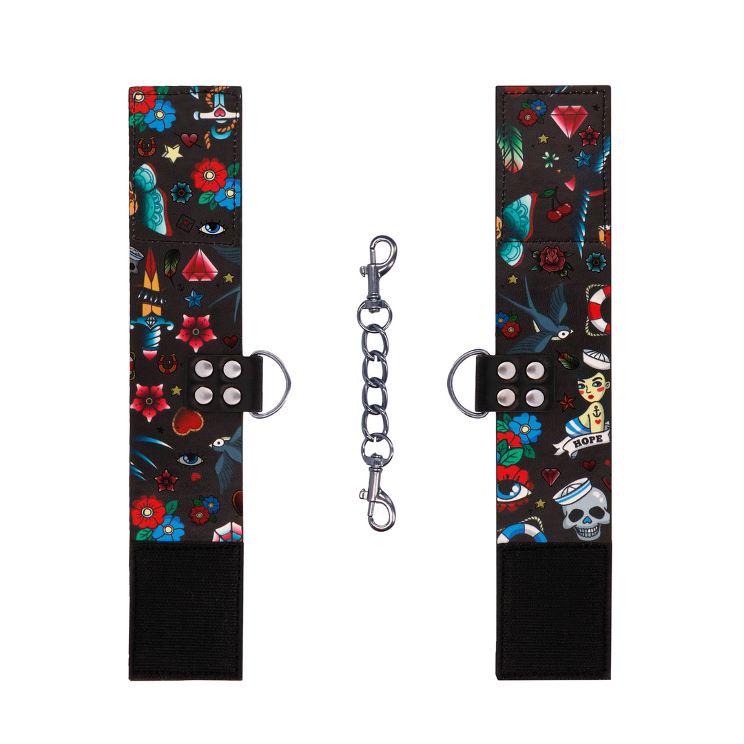 Printed Ankle Cuffs Ouch! | Comfortable & Adjustable