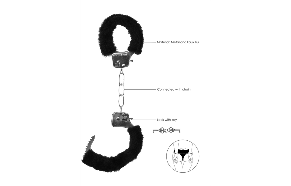 Pleasure Handcuffs Furry – Playful & Securely Fastened!