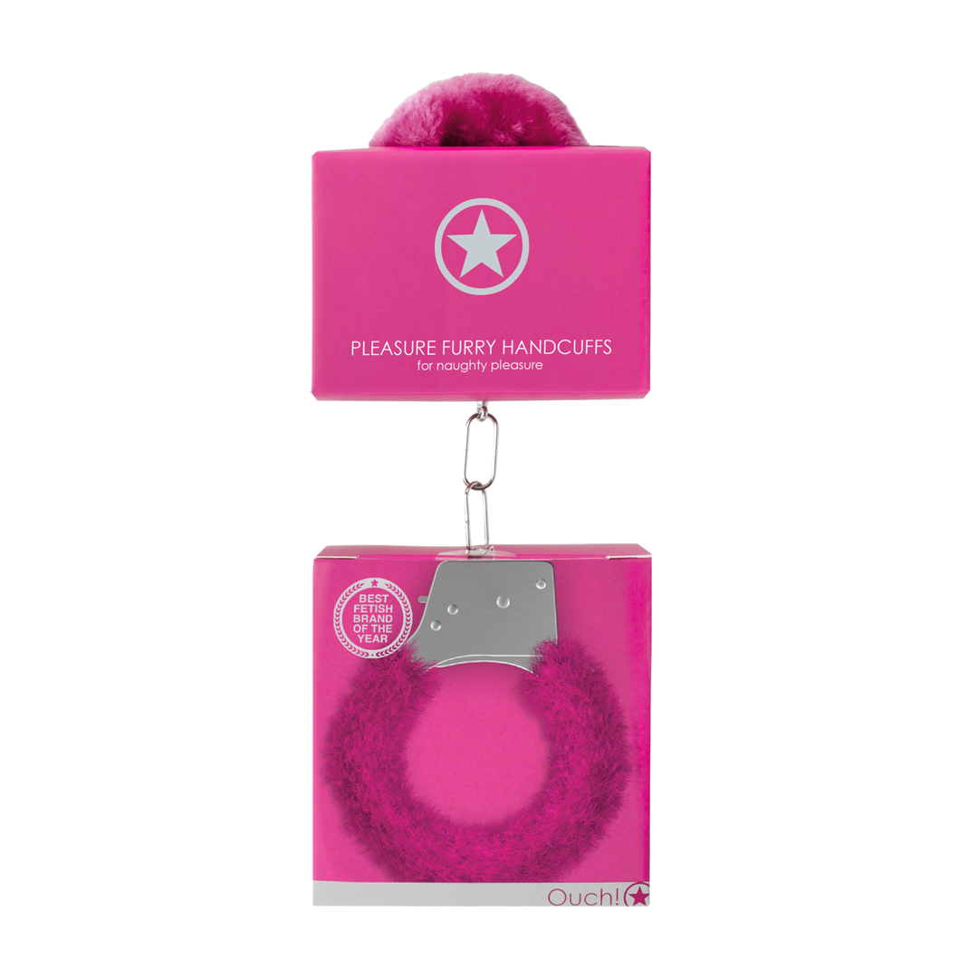 Pleasure Handboeien Furry Roze – Veilig & Speels Vastzetten