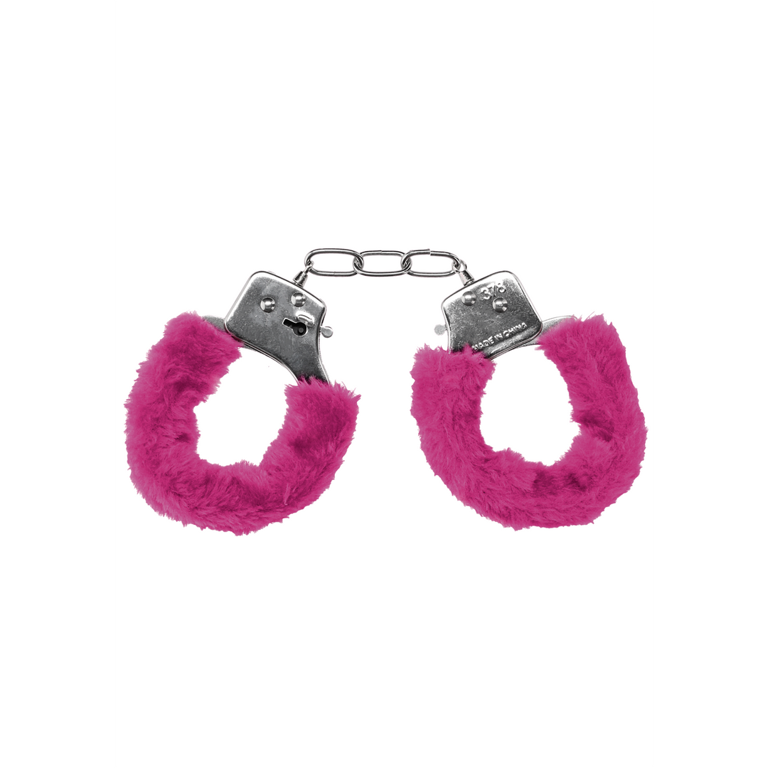 Pleasure Handcuffs Furry Pink – Secure & Playful Restraint