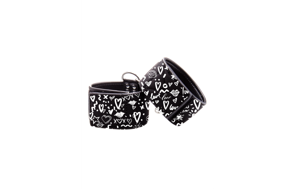 Love Street Art Fashion Handcuffs | Comfortable & Sturdy