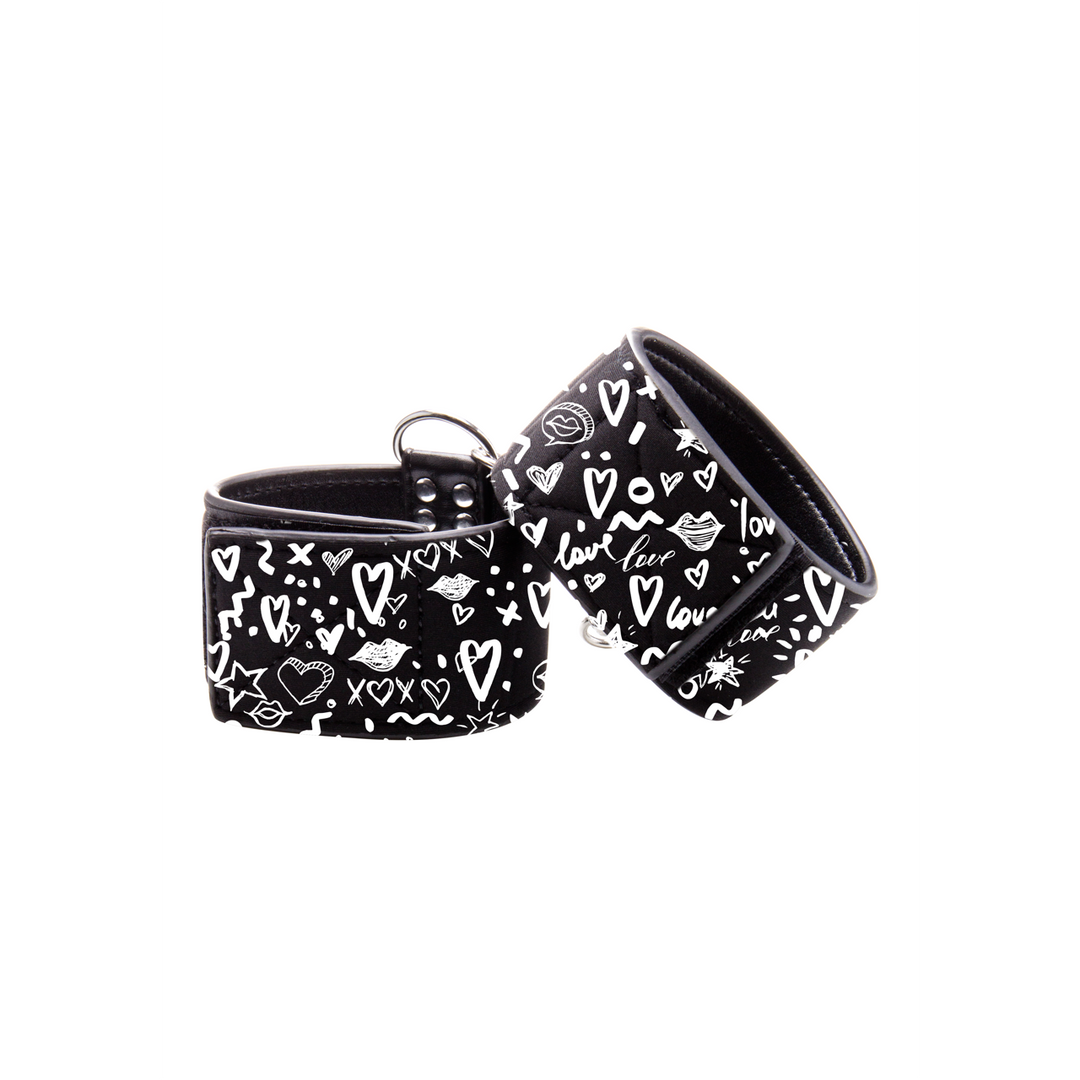 Love Street Art Fashion Handcuffs | Comfortable & Sturdy