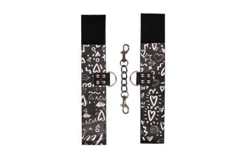 Love Street Art Fashion Handcuffs | Comfortable & Sturdy