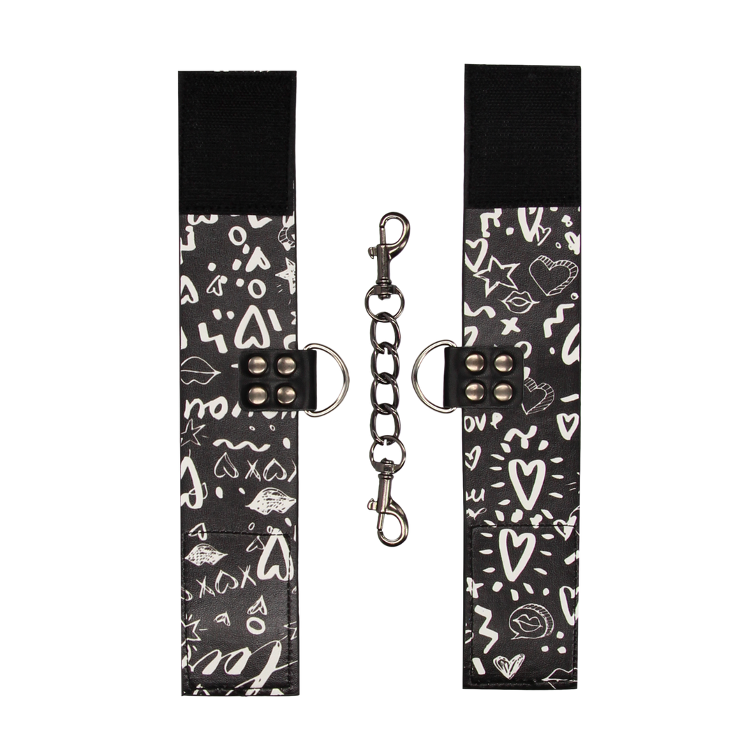 Love Street Art Fashion Handcuffs | Comfortable & Sturdy