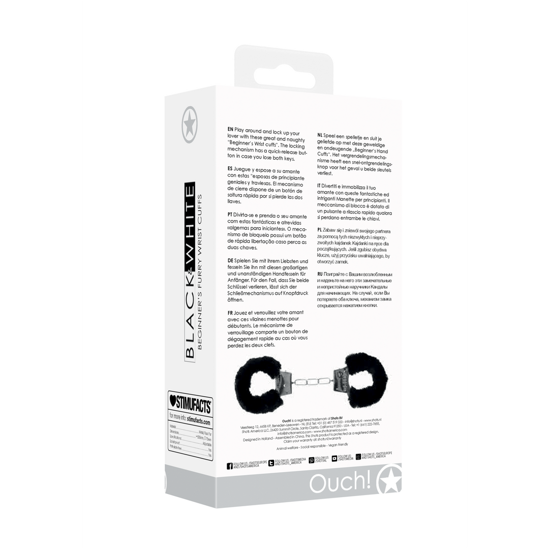 Pleasure Furry Handcuffs - Safe & Comfortable Play