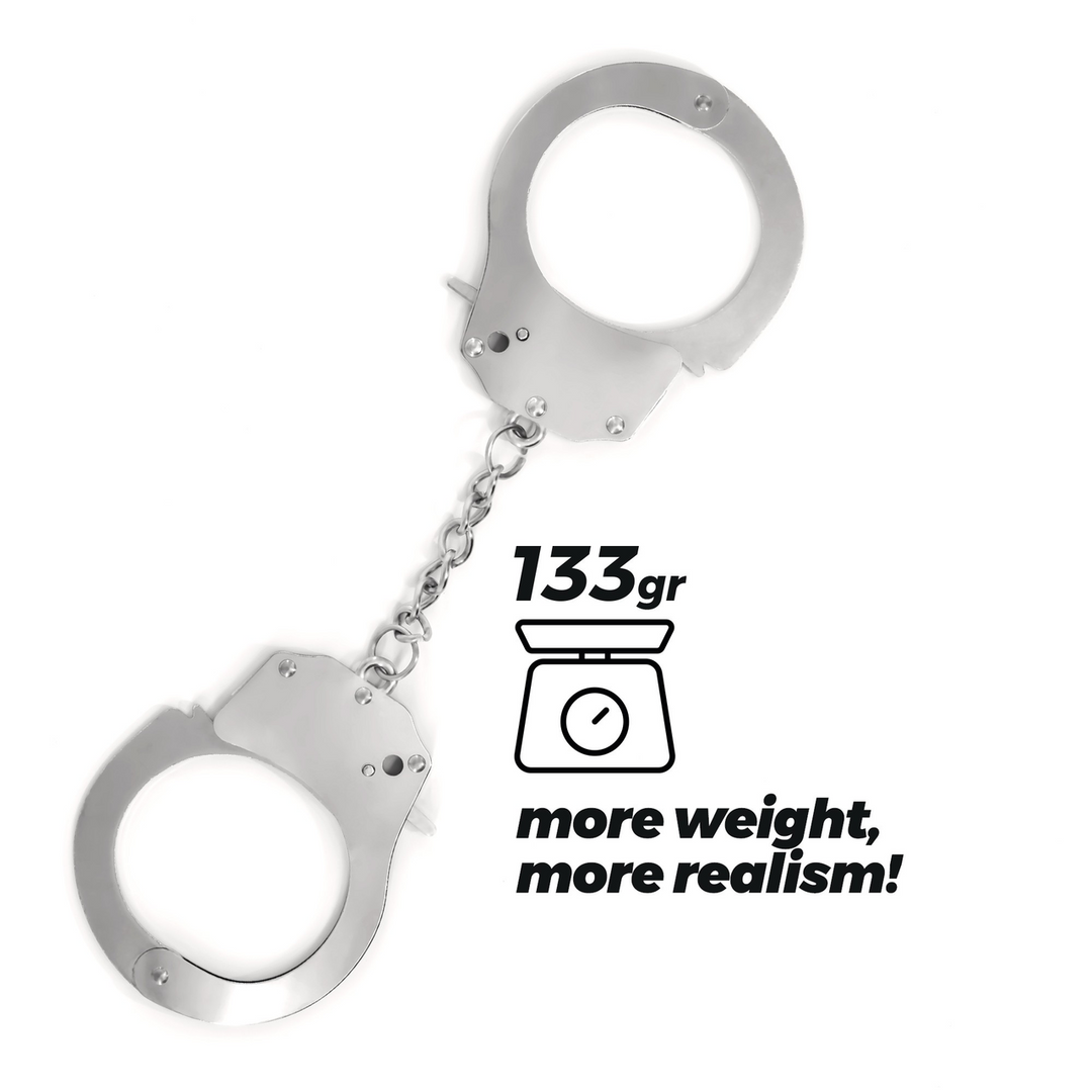 Lust - Metal Handcuffs - Silver