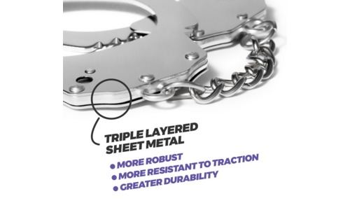 Lust Metal Handcuffs Silver – Safe & Playful Pleasure