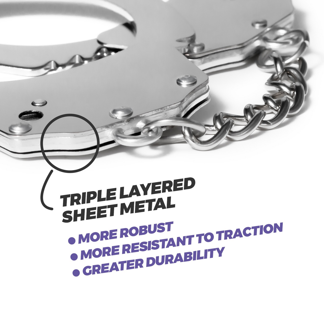 Lust Metal Handcuffs Silver – Safe & Playful Pleasure